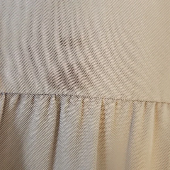 Zara Tan Long Sleeve Tiered Dress - Picture 5 of 8